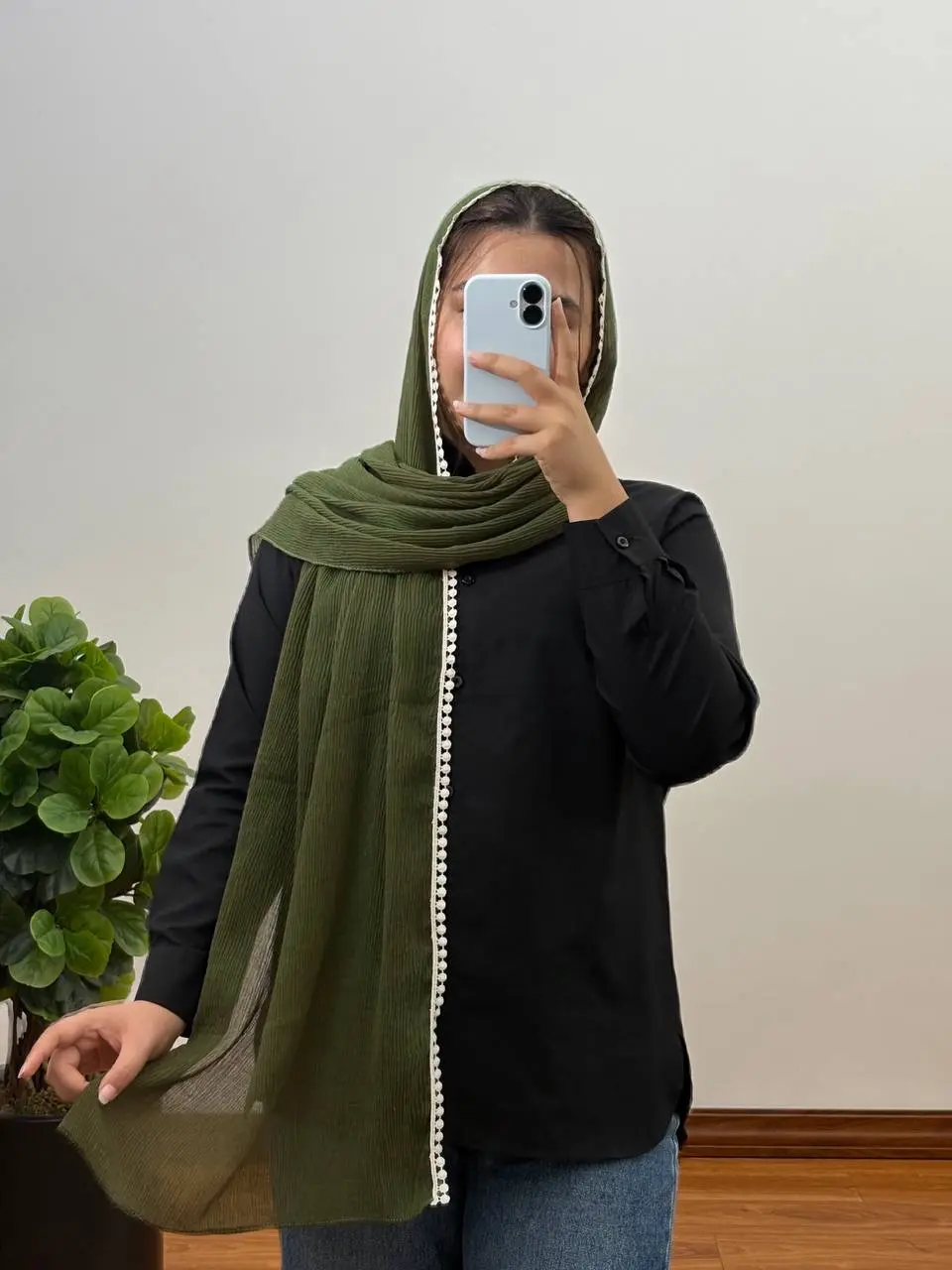 شال یک طرف عدسی